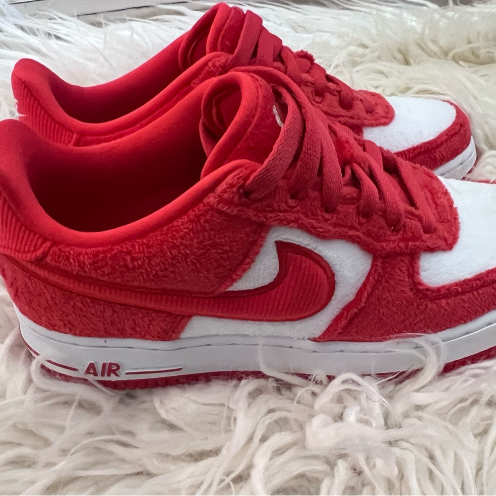 Plush valentines Air Force ones